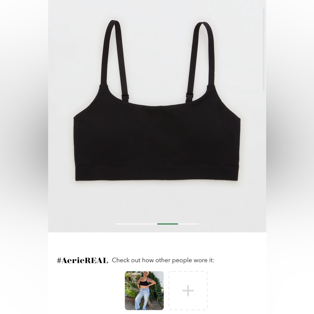 Aerie black bra
